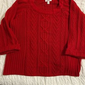 Coldwater Creek red sweater.